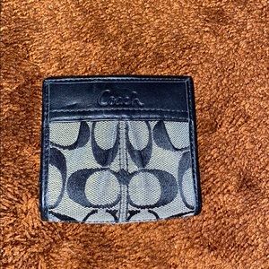 Small Coach Button Wallet